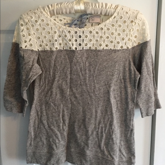 Anthropologie Tops - Postmark Cutout Lace Top